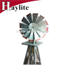 Moulin à vent en métal coloré de manteau de poudre pour des décorations